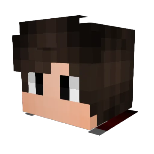 MarazEmre Minecraft avatar head, 3D render