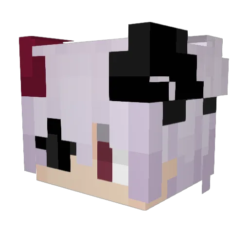 MarbasTheDemon Minecraft avatar head, 3D render