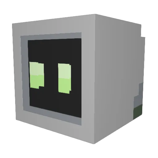 Marble041 Minecraft avatar head, 3D render