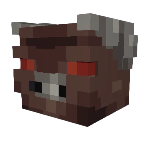 MarbleMinotaur Minecraft avatar head, 3D render