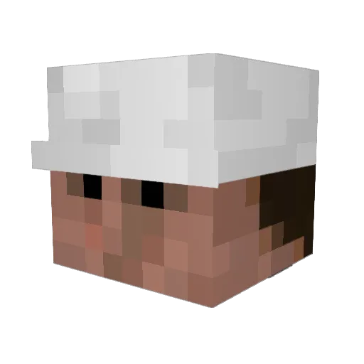 Marbles420 Minecraft avatar head, 3D render