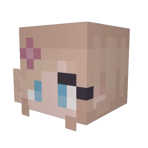 Marbuk93 Minecraft avatar head, 3D render