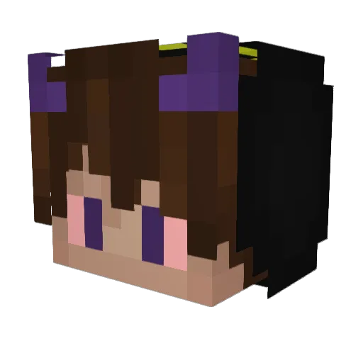Marc0nix Minecraft avatar head, 3D render