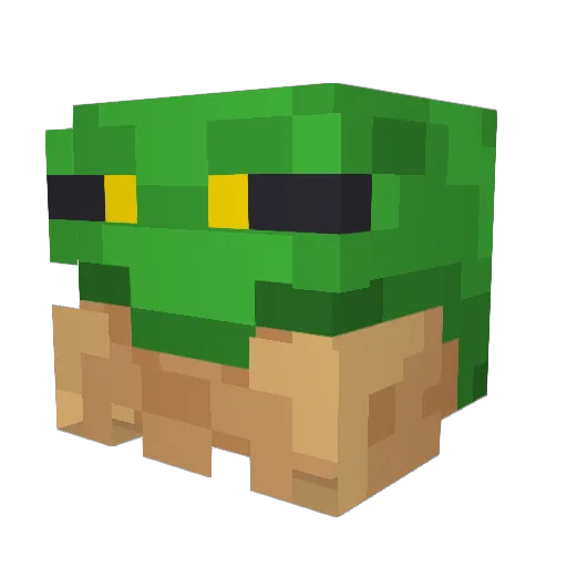 Marc1115 Minecraft avatar head, 3D render