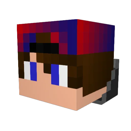Marc20401 Minecraft avatar head, 3D render