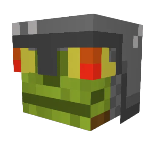 Marc22411 Minecraft avatar head, 3D render