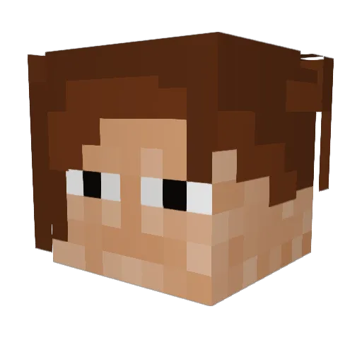 Marc231 Minecraft avatar head, 3D render