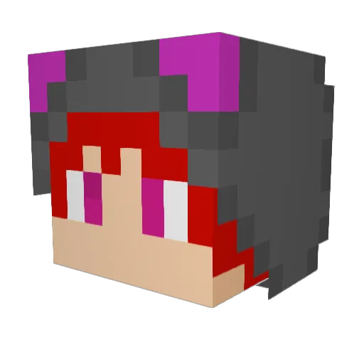 MarcAfterlife Minecraft avatar head, 3D render
