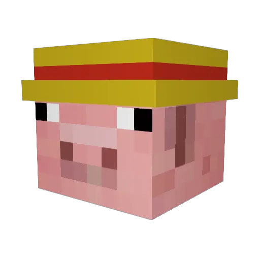MarcEric1223 Minecraft avatar head, 3D render
