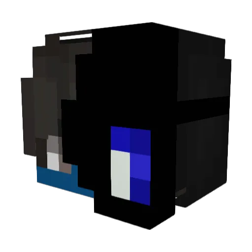 MarcEvan Minecraft avatar head, 3D render