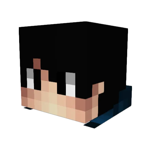 MarcHDx Minecraft avatar head, 3D render