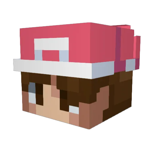 MarcPeAr Minecraft avatar head, 3D render