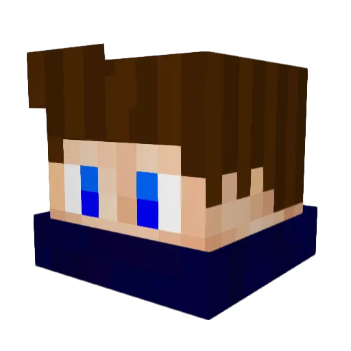 MarcUHC Minecraft avatar head, 3D render