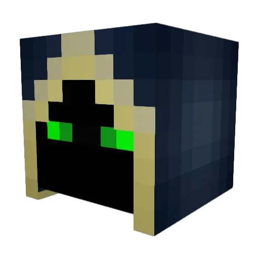 MarcWilliam Minecraft avatar head, 3D render