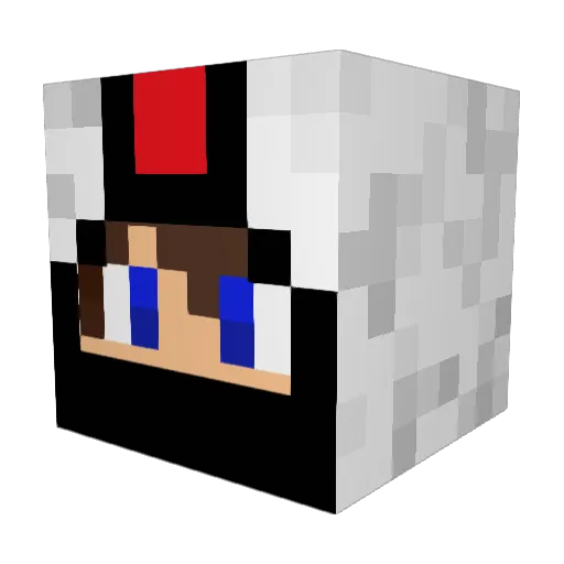 Marc_0201 Minecraft avatar head, 3D render