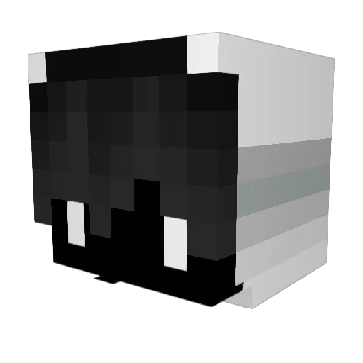 MarcaEma Minecraft avatar head, 3D render