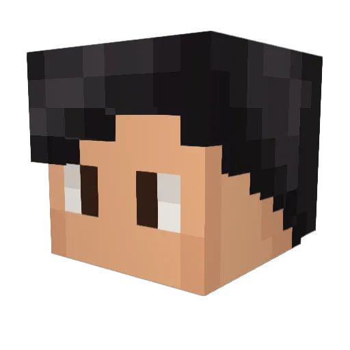 MarcasoCT Minecraft avatar head, 3D render