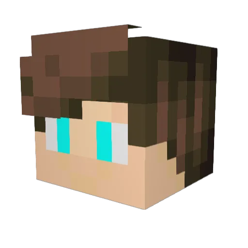 Marcbros06 Minecraft avatar head, 3D render