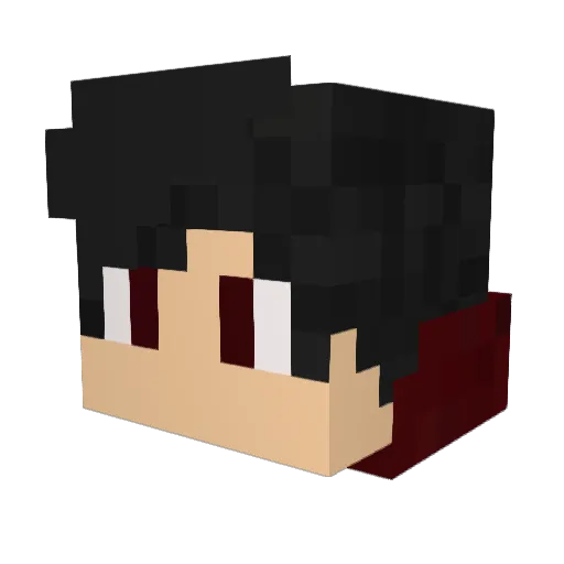 Marccla Minecraft avatar head, 3D render