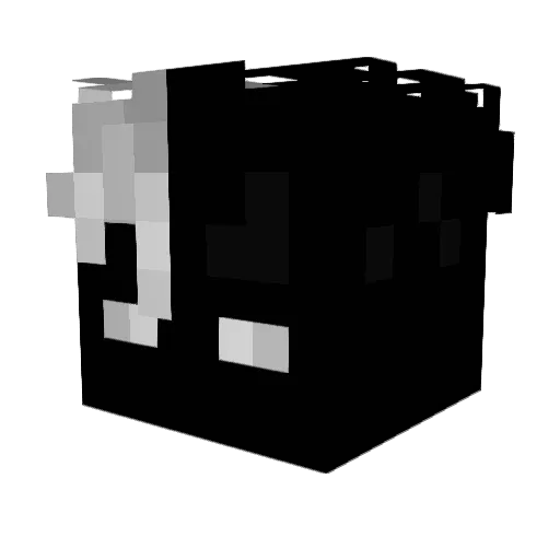 MarcelDavis Minecraft avatar head, 3D render