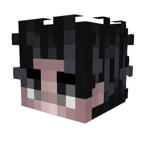MarcelMF Minecraft avatar head, 3D render