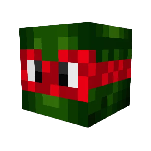 MarcelaSwag Minecraft avatar head, 3D render