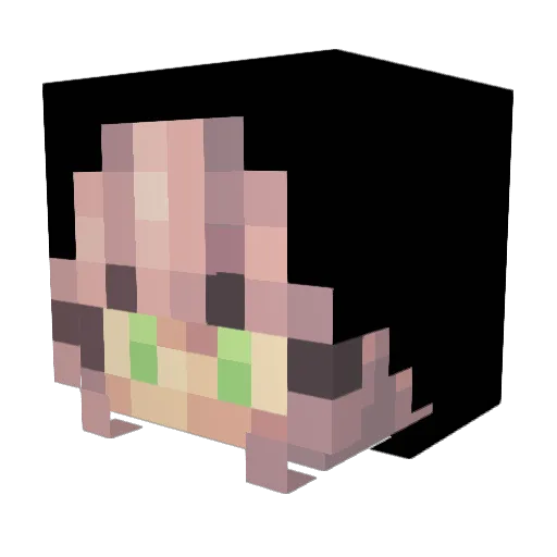 Marcelinex07 Minecraft avatar head, 3D render
