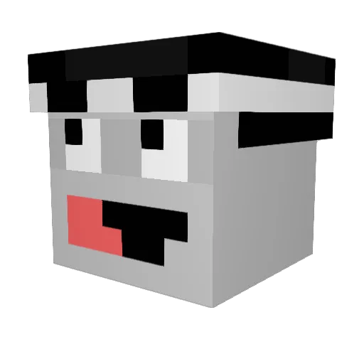 Marcelo3085 Minecraft avatar head, 3D render