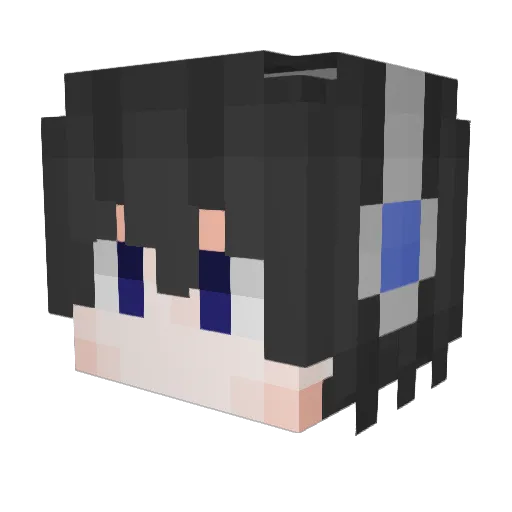 MarceloGames0 Minecraft avatar head, 3D render