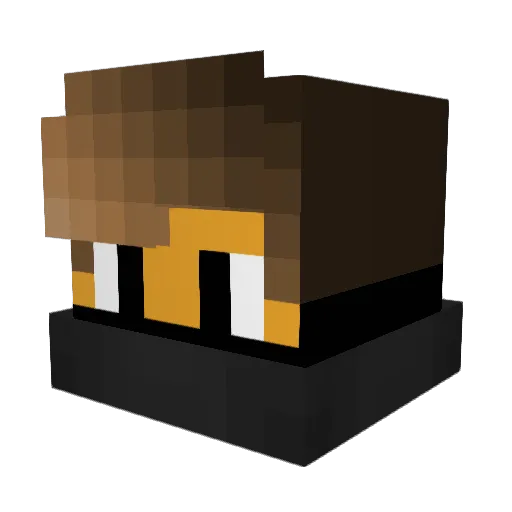 MarceloMH Minecraft avatar head, 3D render