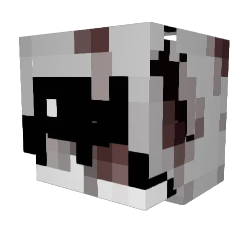 Marceloleo Minecraft avatar head, 3D render