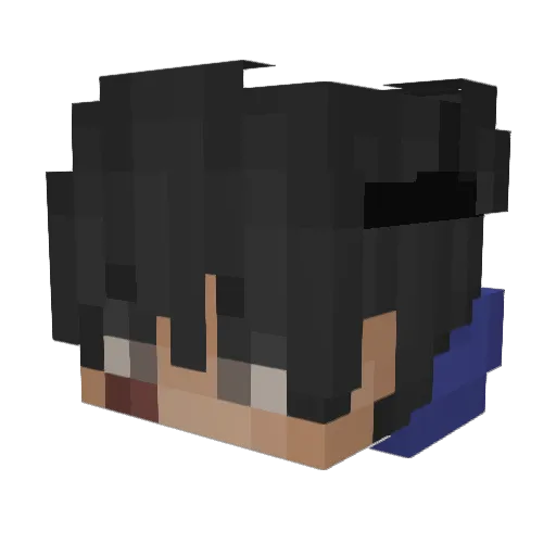 Marcelopro1236 Minecraft avatar head, 3D render