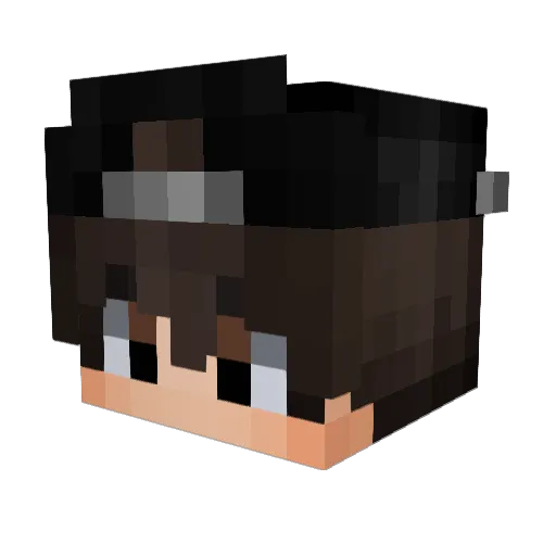 Marcepan00 Minecraft avatar head, 3D render