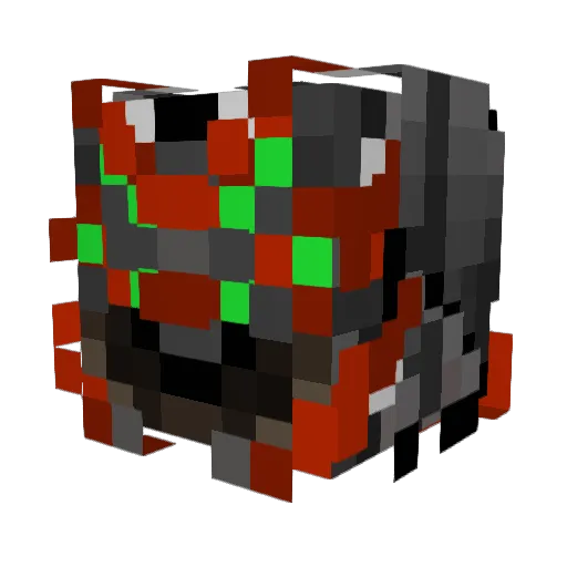 Marcerayo06 Minecraft avatar head, 3D render