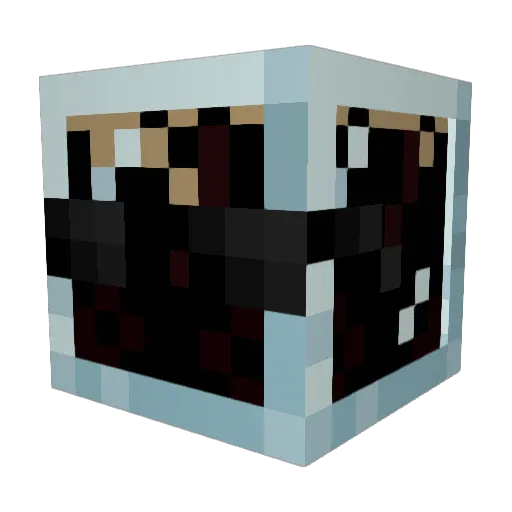 Marcfernet Minecraft avatar head, 3D render