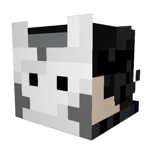 MarchThe3rd Minecraft avatar head, 3D render