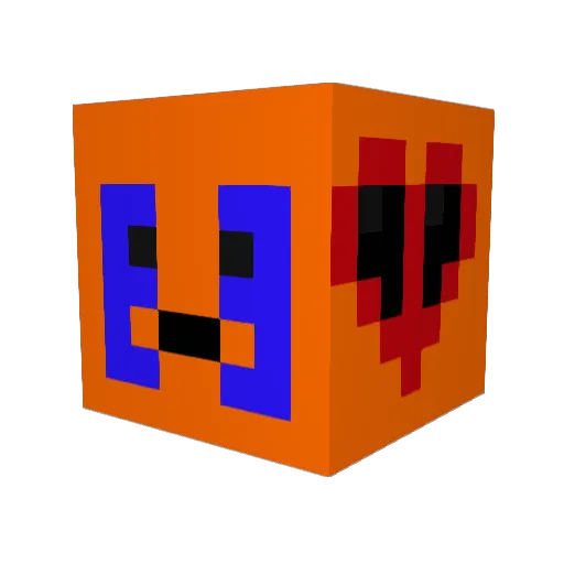 MarchandLeDieu Minecraft avatar head, 3D render