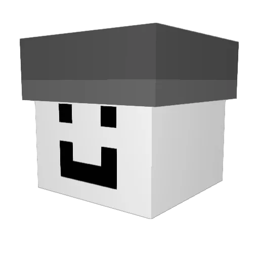 MarchealAstro Minecraft avatar head, 3D render