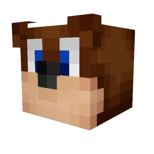 Marchello71 Minecraft avatar head, 3D render