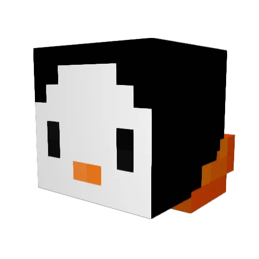 Marci28 Minecraft avatar head, 3D render