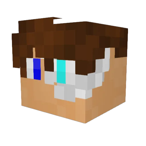 MarciXeN Minecraft avatar head, 3D render