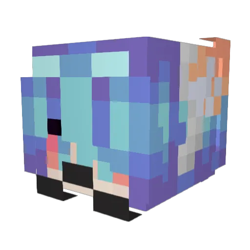 Marcid_PZ Minecraft avatar head, 3D render