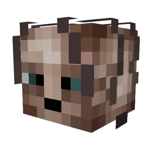 Marcie038 Minecraft avatar head, 3D render