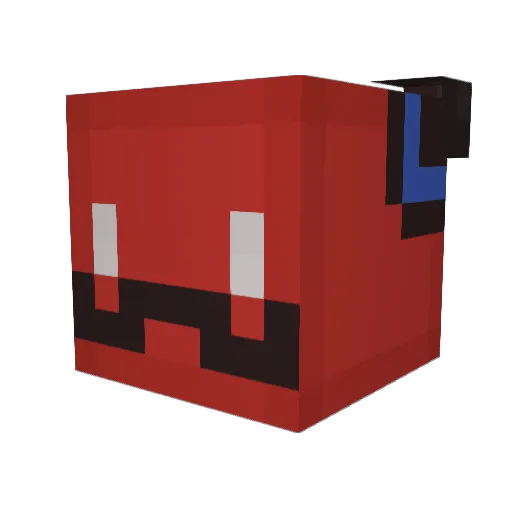 MarcieMarc123 Minecraft avatar head, 3D render