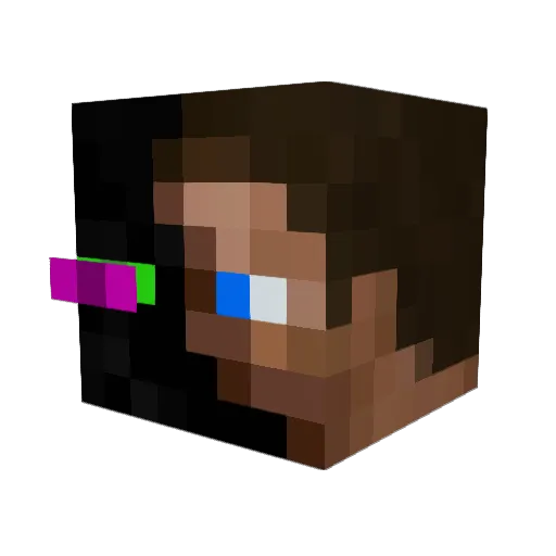 Marcii91 Minecraft avatar head, 3D render