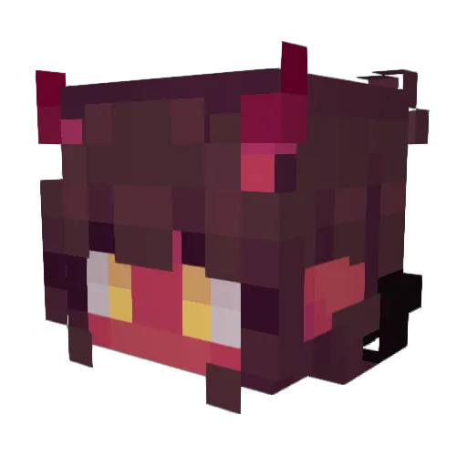 Marcille72 Minecraft avatar head, 3D render