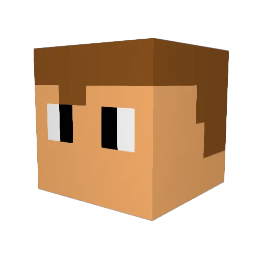 Marckitus05 Minecraft avatar head, 3D render