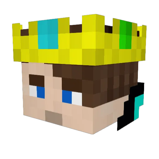 Marco0815 Minecraft avatar head, 3D render