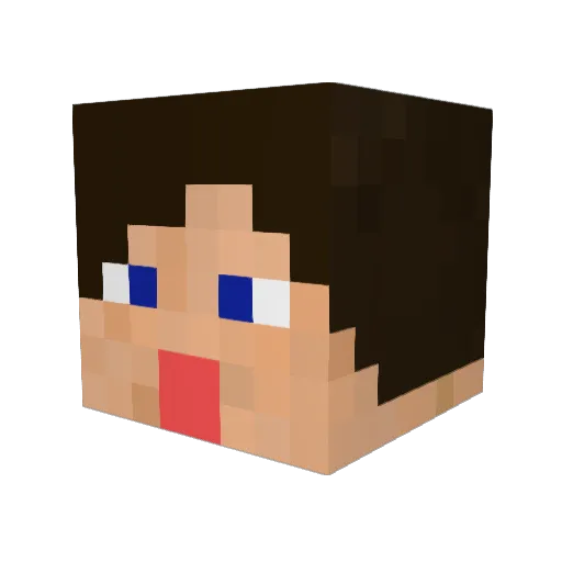 Marco0 Minecraft avatar head, 3D render