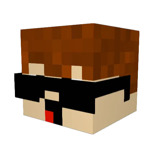 Marco309 Minecraft avatar head, 3D render